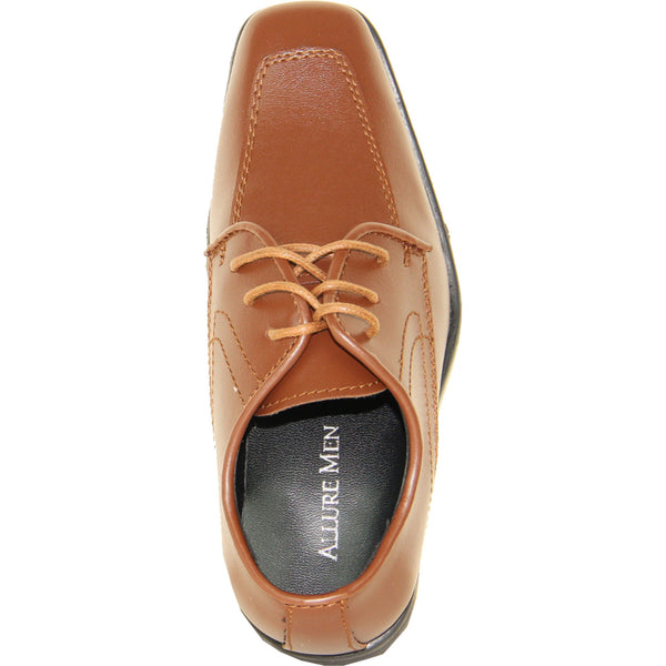 Boys tan 2024 dress shoes