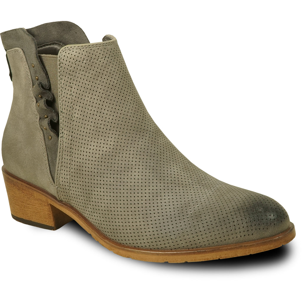 VANGELO Women Boot HF0402 Ankle Dress Boot Grey – VANGELO FOOTWEAR