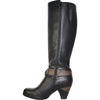 VANGELO Women Boot HF8420 Knee High Dress Boot Black
