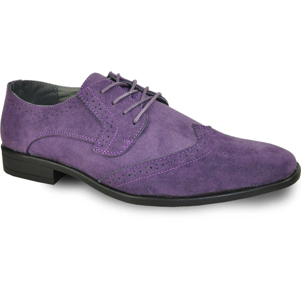 Mens purple store suede dress shoes